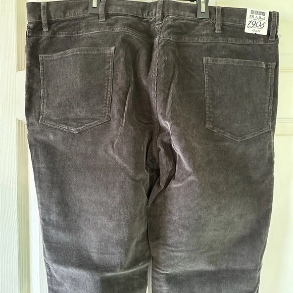 🆕 J.A. Bank 1905 Corduroy Pants 42x29 Brown | NWT Men’s Classic Fit - Picture 8 of 9